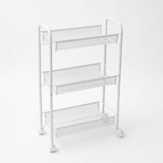 3-Tier Metal Trolley